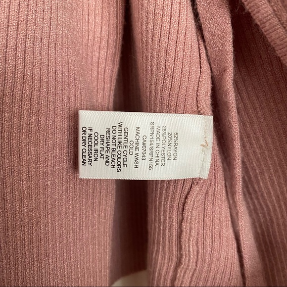 Moon & Madison Pink Tie Front Knit Cardigan and Tank Top - Picture 5 of 9